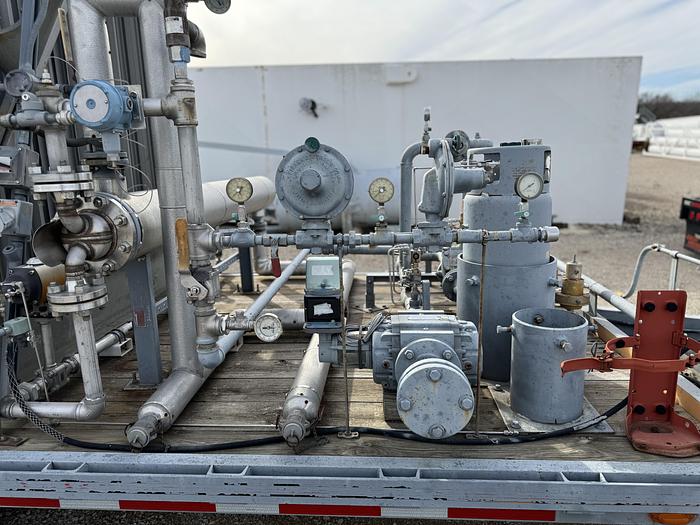 Used LNG Regasification Trailer with Gas Odorizer 26,000 scfh (LNG Vaporizer Skid)