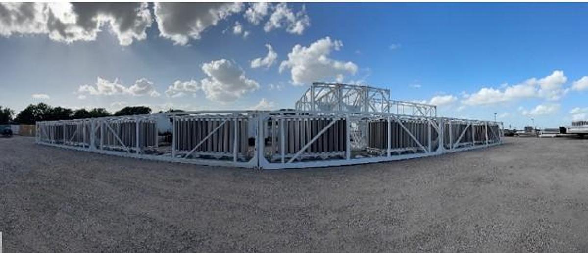 Used 54,000 SCFH 700 PSIG Ambient Vaporizer – Model HBVP-54K