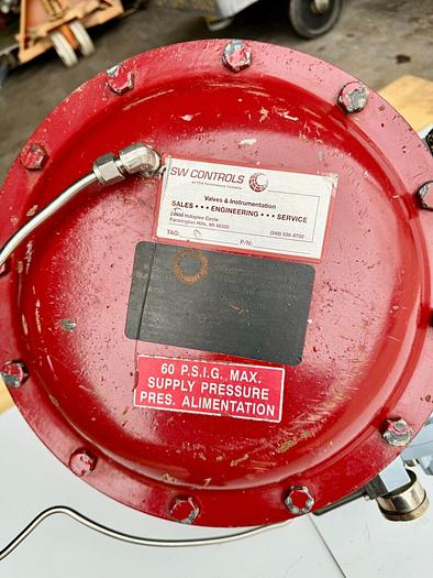 Used Masoneilan 3" Model 88U-25125 Diaphragm Control Valve | 1" Body | 150 ANSI | SVI-2 Valve Positioner | Air Filter Regulator