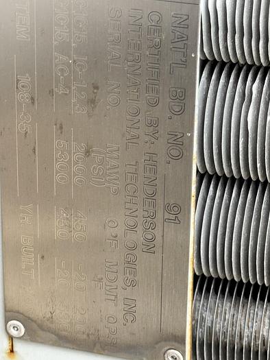 Used 2001 Greenfield / Sulzer CNG Compressor C4U117, 30 to 4500 psi at 196 SCFM flow rate