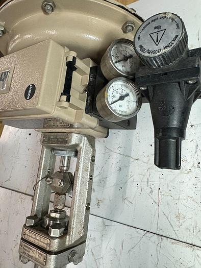 Used Samson 3277 Pneumatic Actuator with 3730-3 Process Controller | Size 1 | ANSI CL150 | 6.0 Bar / 90 PSI | 120 cm