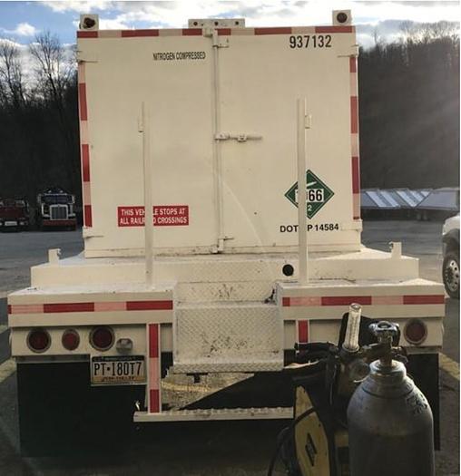 Used High Pressure Tube Trailer - Type 1,  2400 psi, water volume 699 cu ft. Retested 12/2023 - Nitrogen, CNG, Hydrogen ...