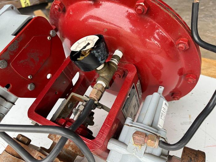 Used Masoneilan 3" Model 88U-25125 Diaphragm Control Valve | 1" Body | 150 ANSI | SVI-2 Valve Positioner | Air Filter Regulator