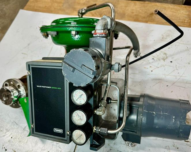 Used Fisher Controls Type 1052/V100 Pneumatic Actuator Valve | Size 20 | ANSI CL150