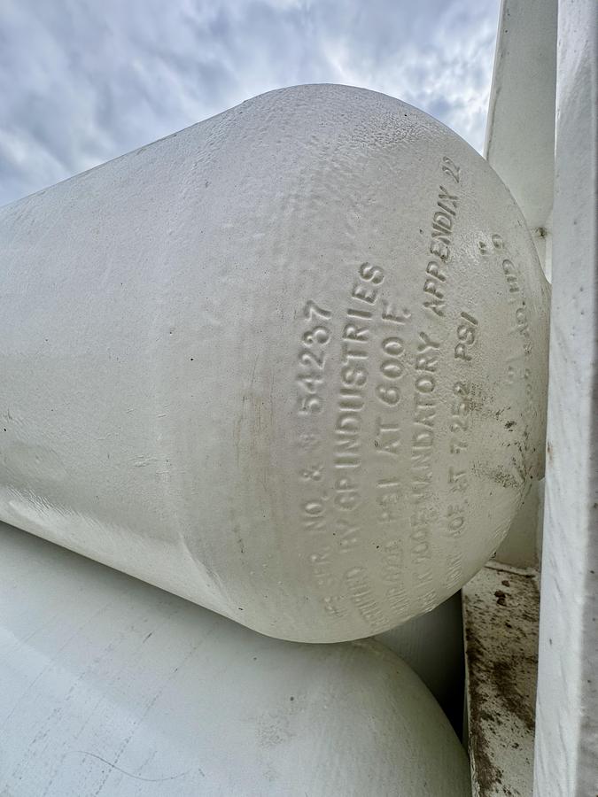 Used ASME High-Pressure Gas Storage Vessels  – 7250PSI / 500BAR & 1500 PSI / 1000 BAR, CP Industries