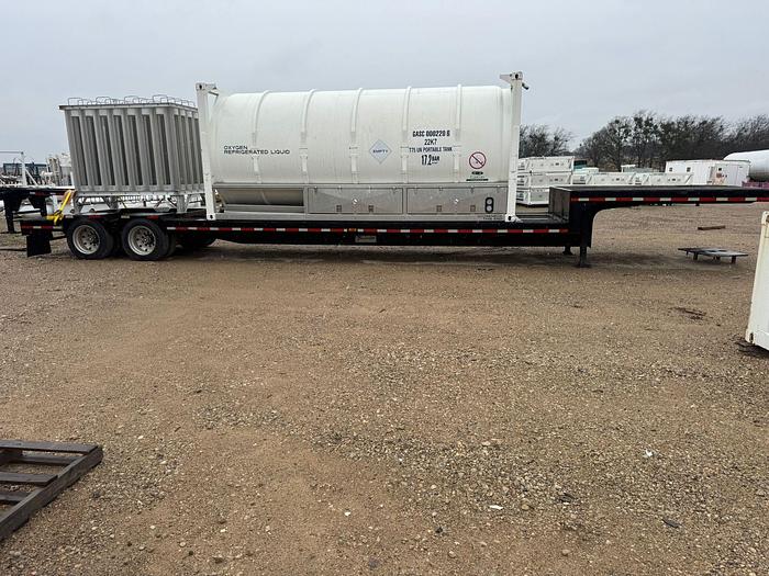 2022 Mobile Cryogenic Gas Trailer with Storage and Regasification