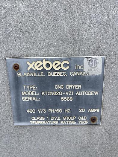 Used CNG Gas Dryer - Single Tower Natural Gas Dryers, inlet 150 psi, flow 200-500 scfm