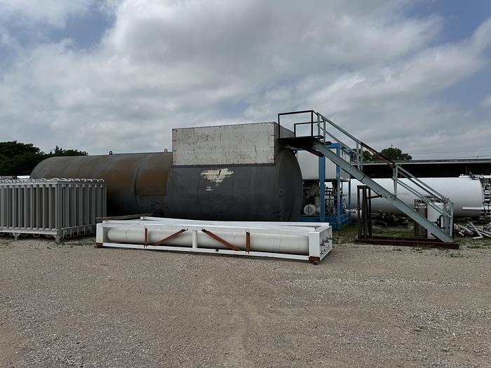Used LNG Storage 18,000 Gallons Chart with 2 pumps - Brand New - Underground  Horizontal