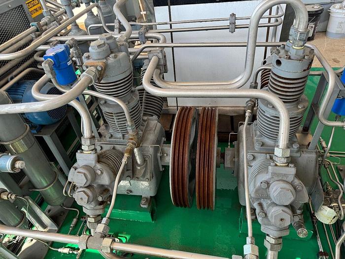 Brand New Greenfield B65 - 4NG CNG 5 stages Compressor 15-4500 psi @ 120 SCFM / + Engine Drive (optional)