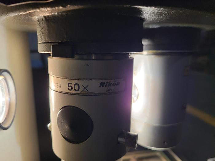 Used Nikon Profile Projector V-12 Optical Comparator