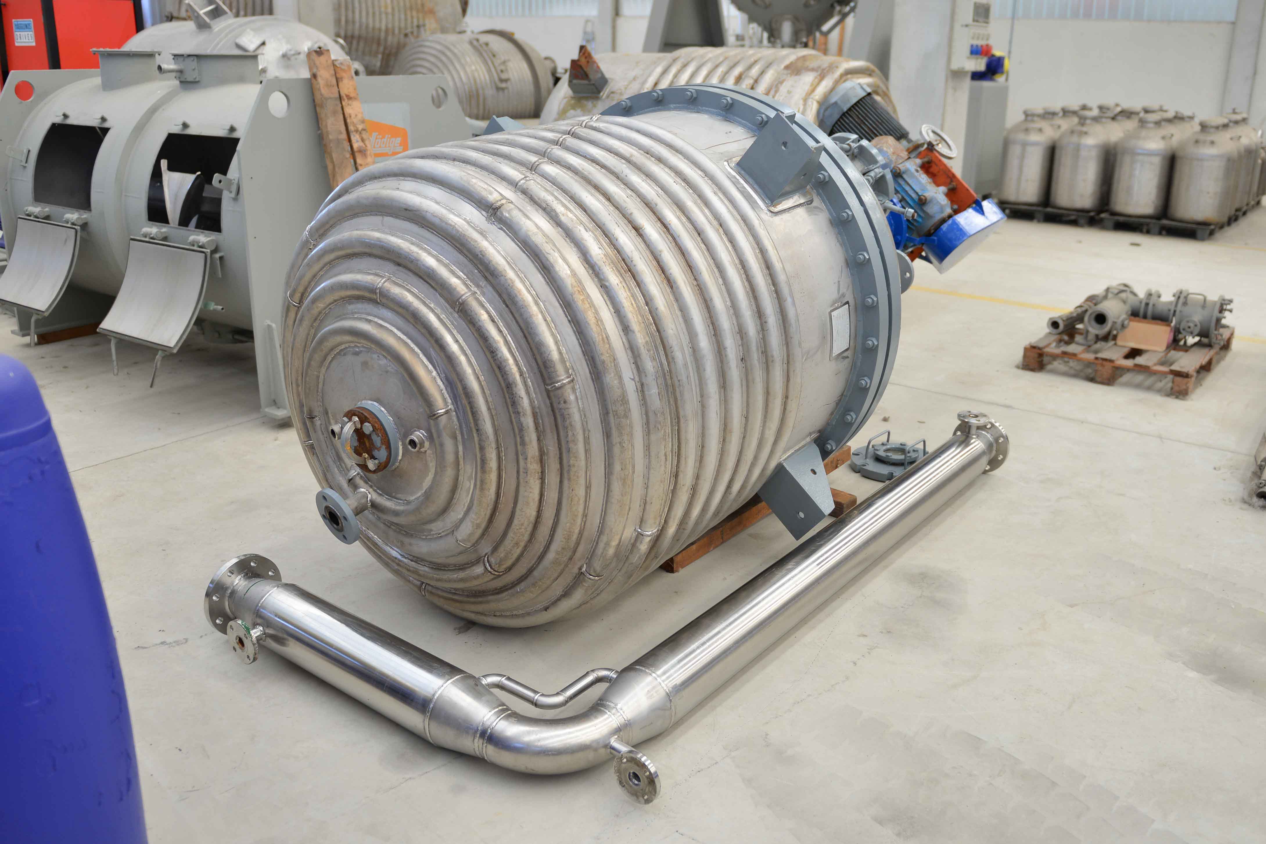 Used Reattore BERTOCCHI 1800 litri, inox AISI316