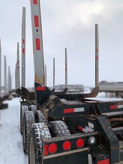 Used 2020 BWS Tridem Hay Rack Logging Trailer