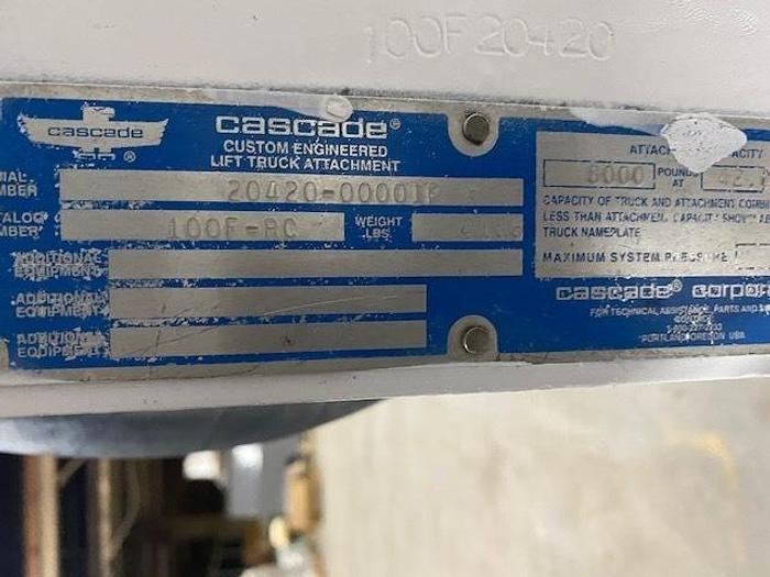 Used CASCADE 100F-RC 84" DIA. ROLL CLAMP