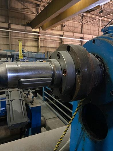 Used 85" (2.15M) CAMERON MDL 458 SLITTER REWINDER SHAFTLESS REWIND