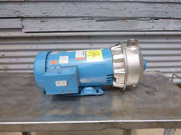 Used Pump, Centrif., 5 HP, 316 S/st, 1.50" X 1.25", Goulds, #S744205