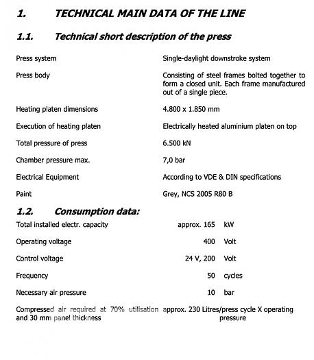 Used Wemhoner Variopress