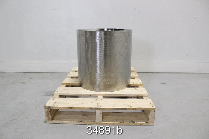 Unused Bird 10 Pressure Screen Inner Basket, .078" Holes #34891