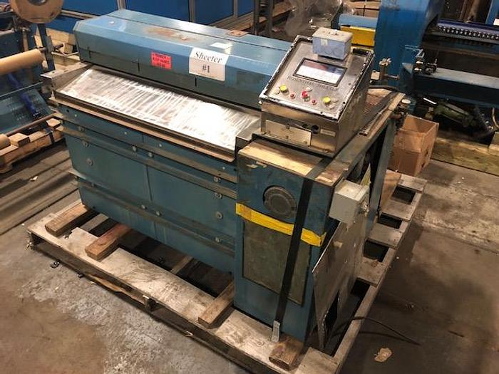 Used 36" ROSENTHAL SHEETER MISSING BATCH COUNTER