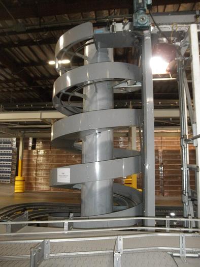 Used Conveyor, Spiral, 5 Turns, 16" Wide, Ryson, Case Conveyor #C739422