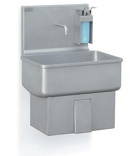 Roser Model 328 Knee Operated Wall Mounted Washbasin