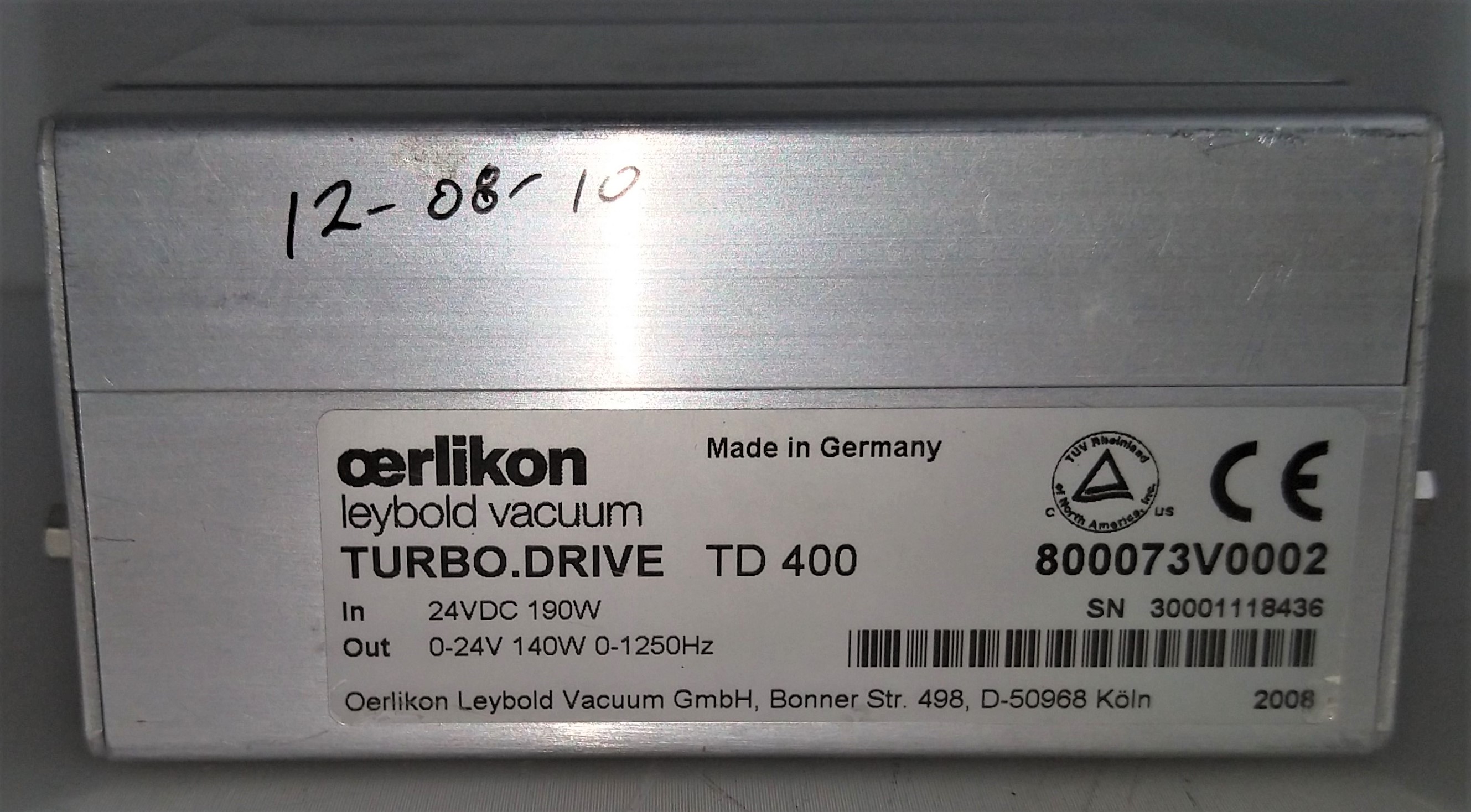 Used Applied Biosystems MDS Sciex API 3000 LC/MS/MS Spectrometer