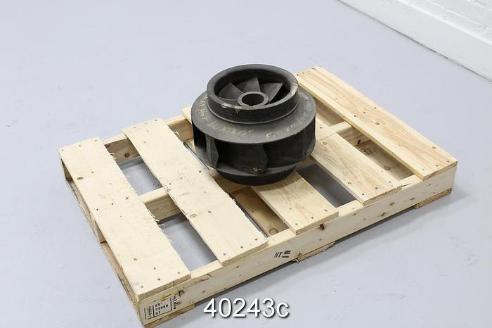 Unused Peerless Model 10AE16 Impeller, 8-Vane, Stainless Steel, 14" Diameter #40243