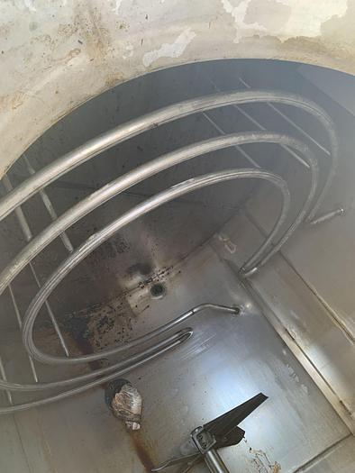 Used Tank, 6,000 Gallon, 316 Stainless Steel, UL 142, 7'6" x 18', Agitated #S743621