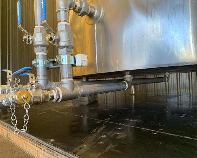 Used 360 Gallon Jacketed 304 SS Tank