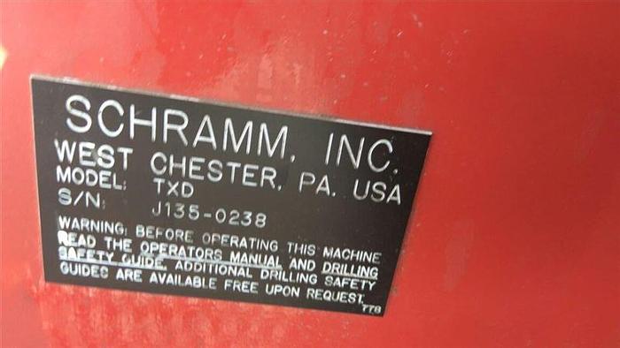 2017 Schramm TXD Trailer Mounted Drill Rig