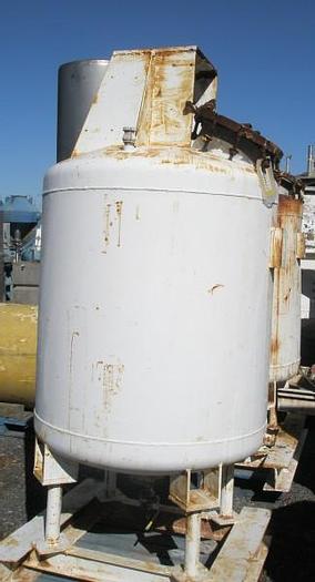 Used Tank, 250 Gallon, S/st, 36" X 44", Agit, 65 PSI, (3) #C734664