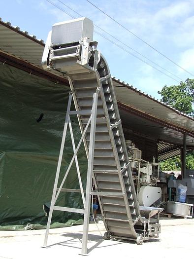 Used Bucket conveyor (transporter) "PK-65"- stainless