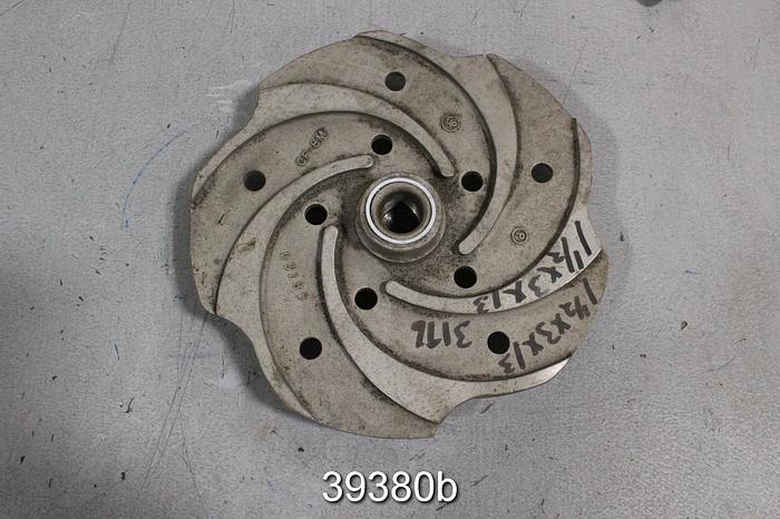 Used Goulds 3196 1.5x3x13 Pump Impeller, 5-Vane, 10" Diameter, 68720 #39380