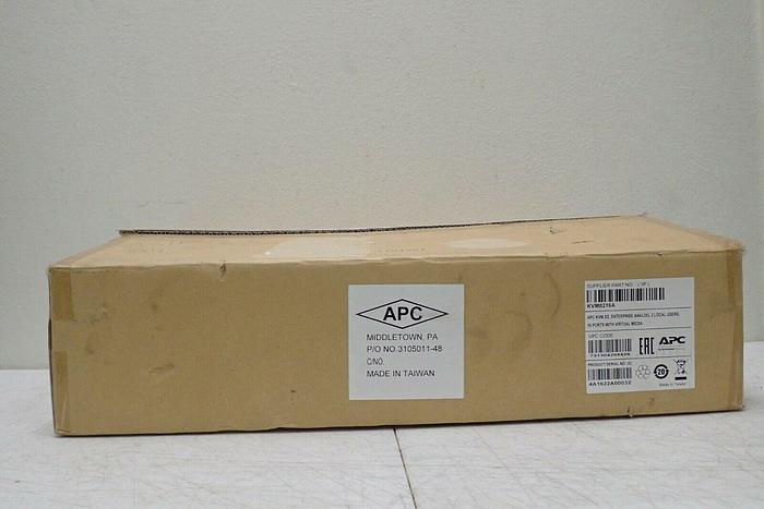 Used APC KVM0216A Rack KVM Switch, KVM 2G, Enterprise Analog, 2 Local Users, 16 Ports