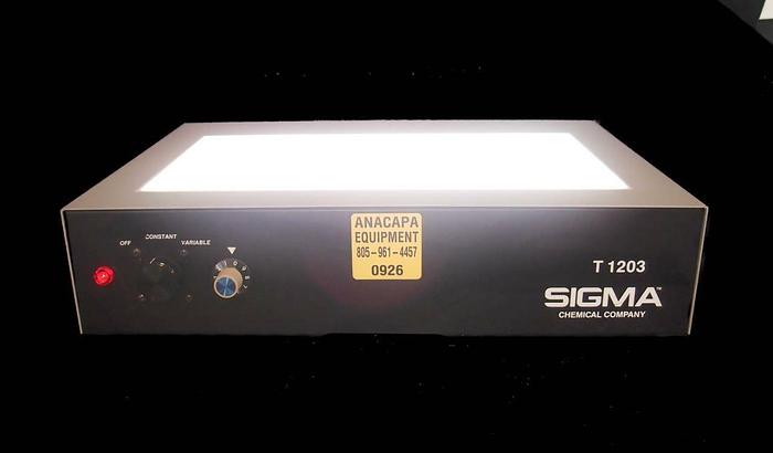 Used Sigma Chemical Company Sigma T 1203 Transilluminator (926)