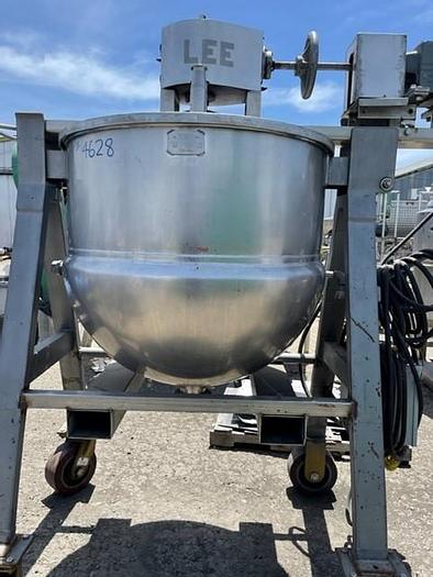 Used Lee 125 Gallon Steam Jacketed Mixing Kettle