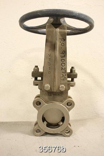 Unused Fabri 2" Hand Operated Knife Gate Valve #35676
