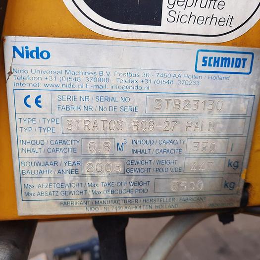 Gebruikt NIDO Stratos B08-27 PALN