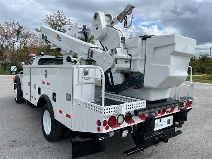 Used Altec AT40-MH, 45 ft, Articulating & Telescopic Material Handling Bucket Boom on 2016 Ford F550 Reg Cab Utility Truck - C34696