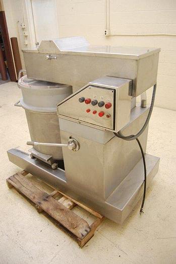 Used Fuerpla Vacuum Planetary Kneader/Mixer, 160 KG, (2) Trolleys & Rocasa Column lift, new 2004