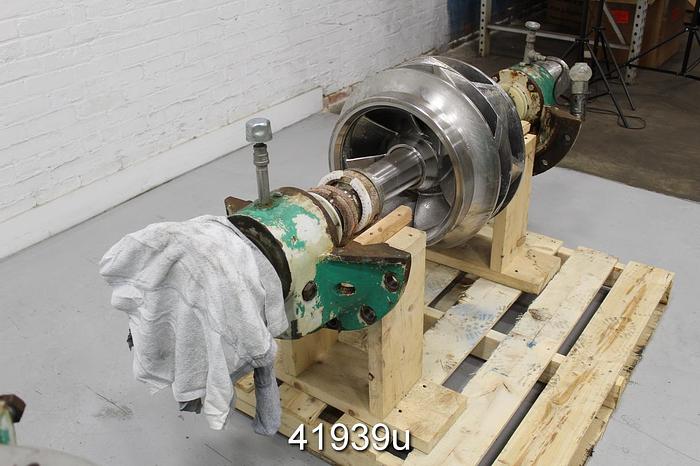 Used Sulzer ZPP32-400 Split Case Pump, SS Casing, 7-Vane 18.25" Impeller #41939