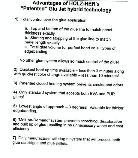 Used Holz-her Sprint 1329 Premium Edgebander