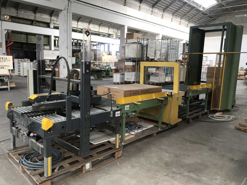 Usato Linea di imballaggio per lettini o simili con larghezza massima mm. 850