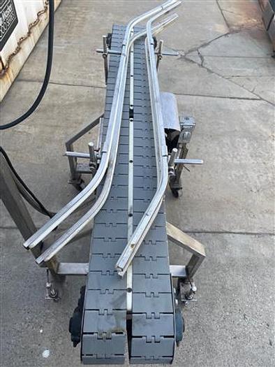 Used Conveyor, Belt, 7" X 54", S/st, Vari-Speed, Portable #S744591