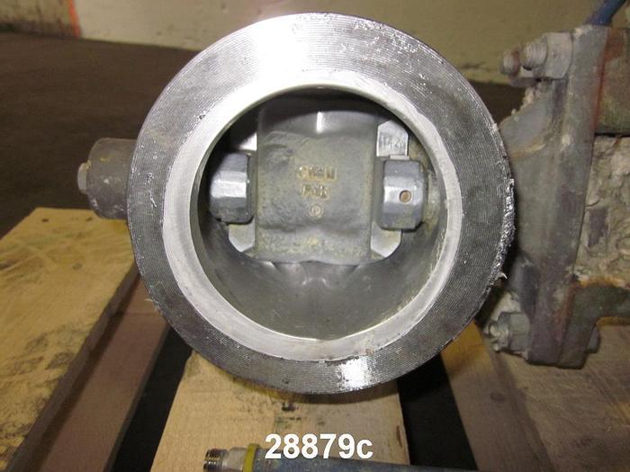 Used Fisher V200 4" Control V-ball Valve #28879