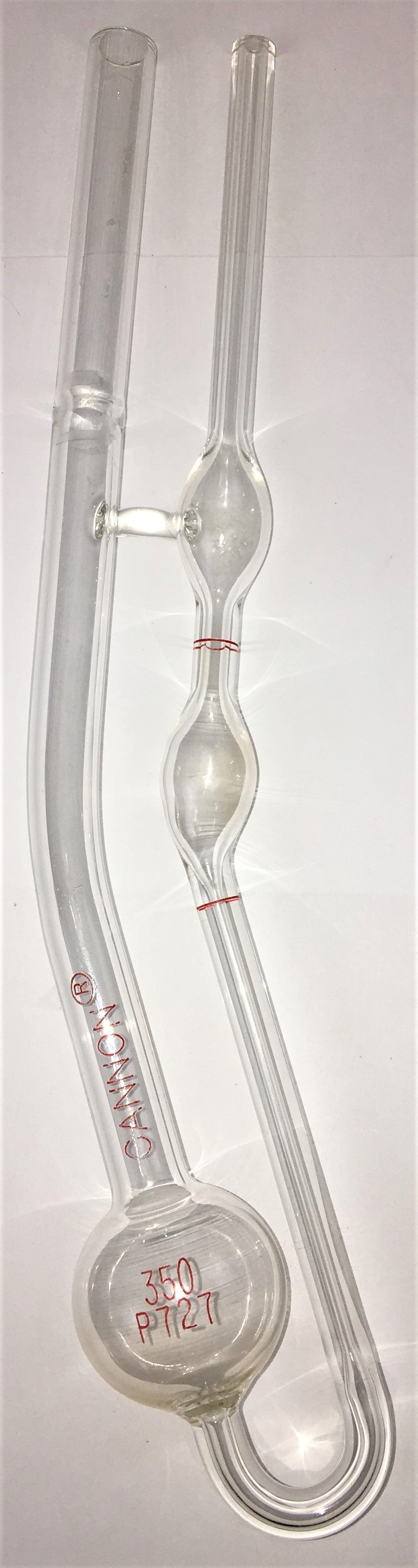 Used Cannon-Fenske CFRC-350 (9721-B71) Routine Viscometer Tube (No Certificate) - Size 350