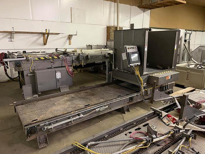 Used Whallon High Speed Bright Can Palletizer