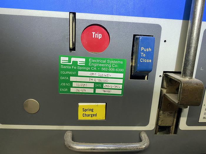 Used CUTLER HAMMER 3000 / 4500 KVA DRY TYPE TRANSFORMER W/ BREAKERS AND SWITCH