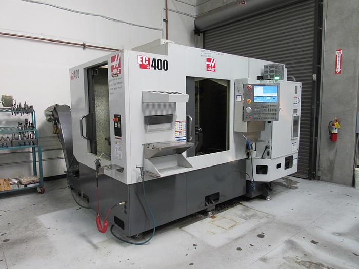 Used 2015 HAAS EC400 4-Axis CNC Horizontal Machining Center