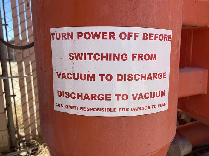 Refurbished 2016 Pump and Control 30 HP Vac