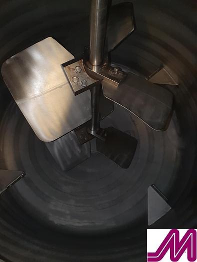 Used Webster 2,000 Litre Jacketed Mixing Vessel with 2018 SPX Atex Rated Mixer